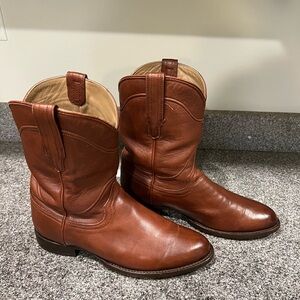 Tecovas “The Earl” Men’s Roper Boots - Chesnut Brown Leather, 10.5D
